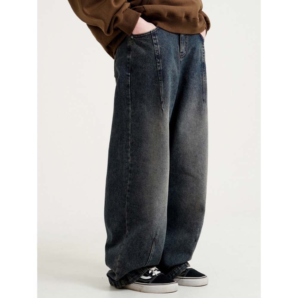WV プロジェクトタグバルーンデニムパンツディープブルー JNLP7766