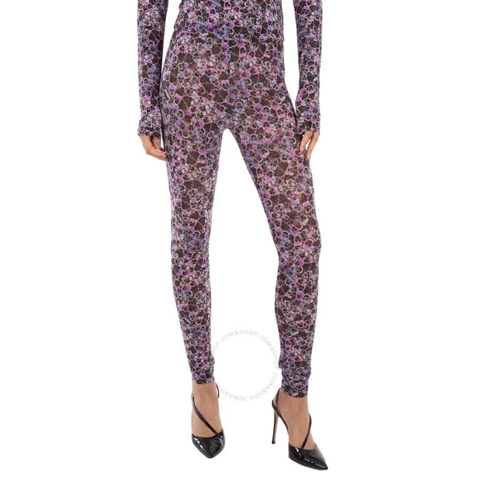 イザベル・マラン ジョシュア プリント ジャージ レギングス 24APA0390FA-B3K02I-パープル