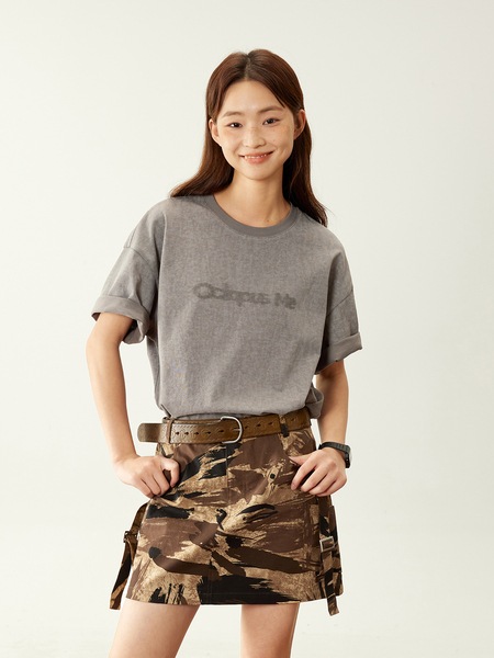 プリントルーズラウンドネック半袖Tシャツ 5,611円