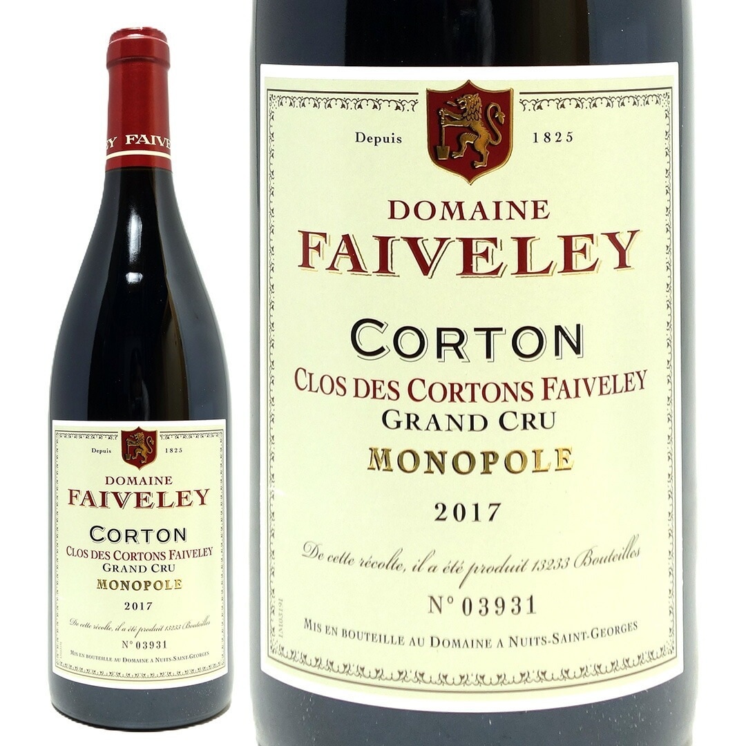 2017 コルトン クロ デ コルトン フェヴレ 特急畑 モノポール 750ml フェヴレ フランス 赤ワイン コク辛口 ^B0IVCT17^