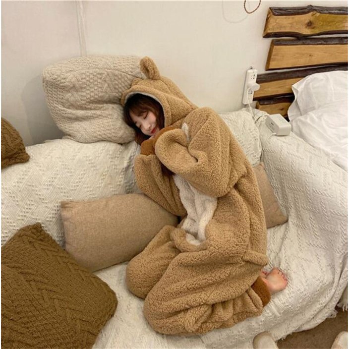 レディース　もこもこパジャマ 着ぐるみ パジャマ 大人用 ハロウィン　お祭り イベント コスプレ 学