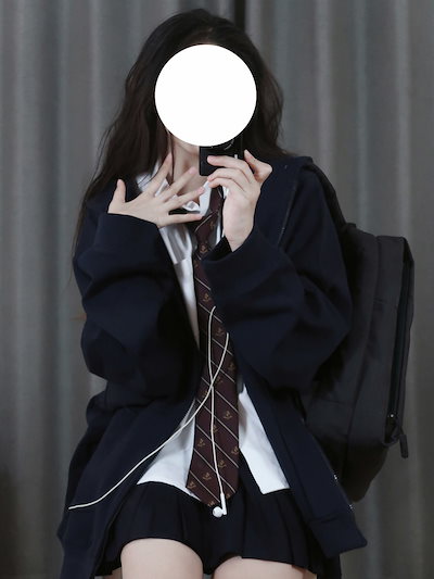 Qoo10] 韓国 ジップアップ パーカー 学生服 裏 : レディース服