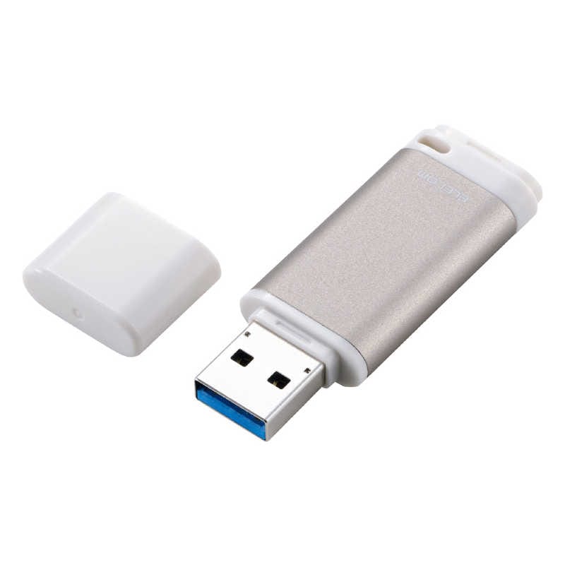 エレコム　ELECOM　USBメモリ 256GB キャップ式 USB 3.2 Gen1 読み込み最大150MB/s 暗号化AES256 データ保護ソフト対応 ゴールド　MF-RCU3256GGD