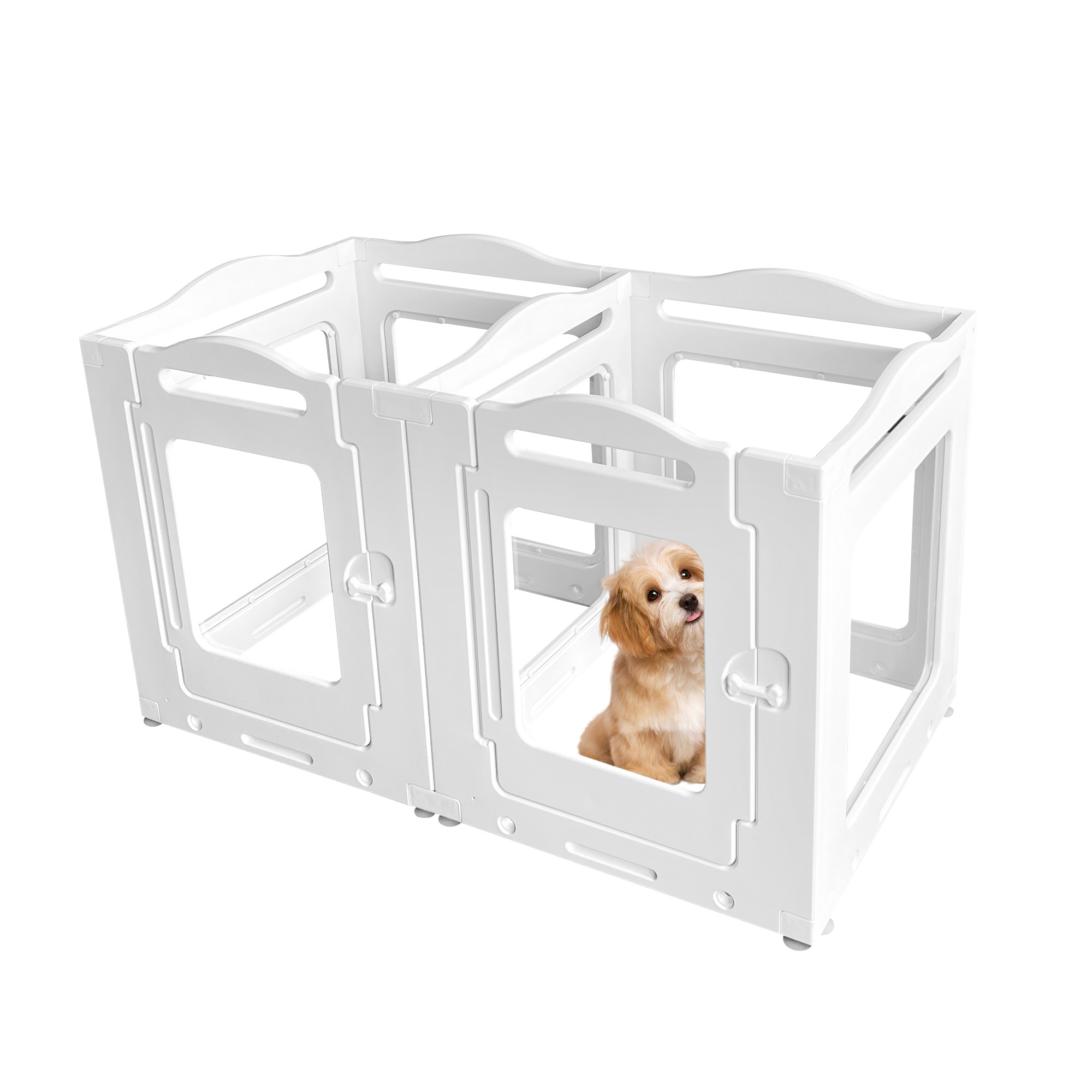 サークル 犬 ドッグサークル ペットサークル ドア付き 7枚セット 小型犬 中型犬 ケージ 犬用品 犬 犬用 老犬 シニア 滑り止め付き 多頭飼い 方形 広々 連結 丈夫 拡張 頑丈 ペット用ケージ