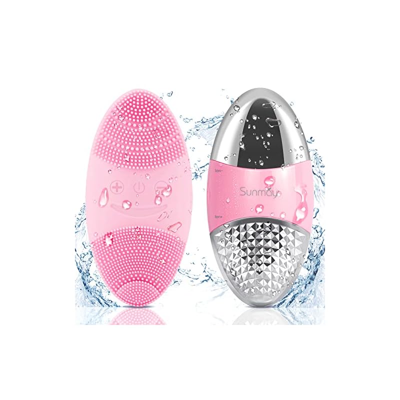 【Sunmay Oval】Sunmay 洗顔ブラシ 電動 洗顔 シリコン洗顔器 フェイスブラシ スキンケア クレンジング 洗顔 男女兼用 USB充電式 防水 日本語説明書付き 5,188円