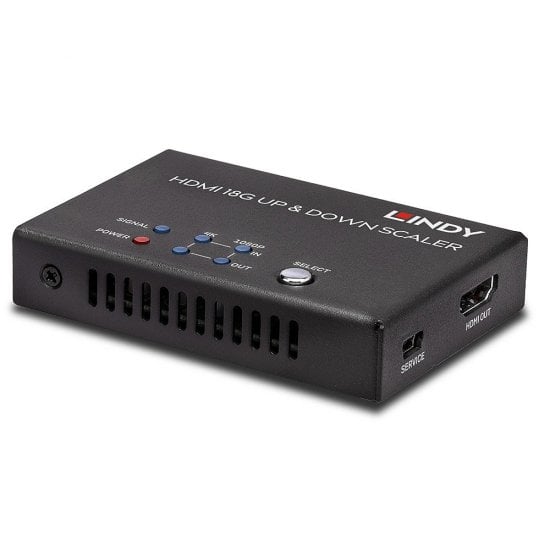 【38087】 LINDY HDMI 2.0 18G アップ/ダウンスケーラ