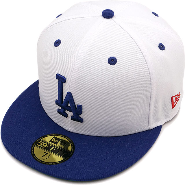 キャップ ロサンゼルス・ドジャース [14388863] 59FIFTY Dodgers Pack メンズ・レディース 帽子 ホワイト/ダークロイヤル 正規取扱店