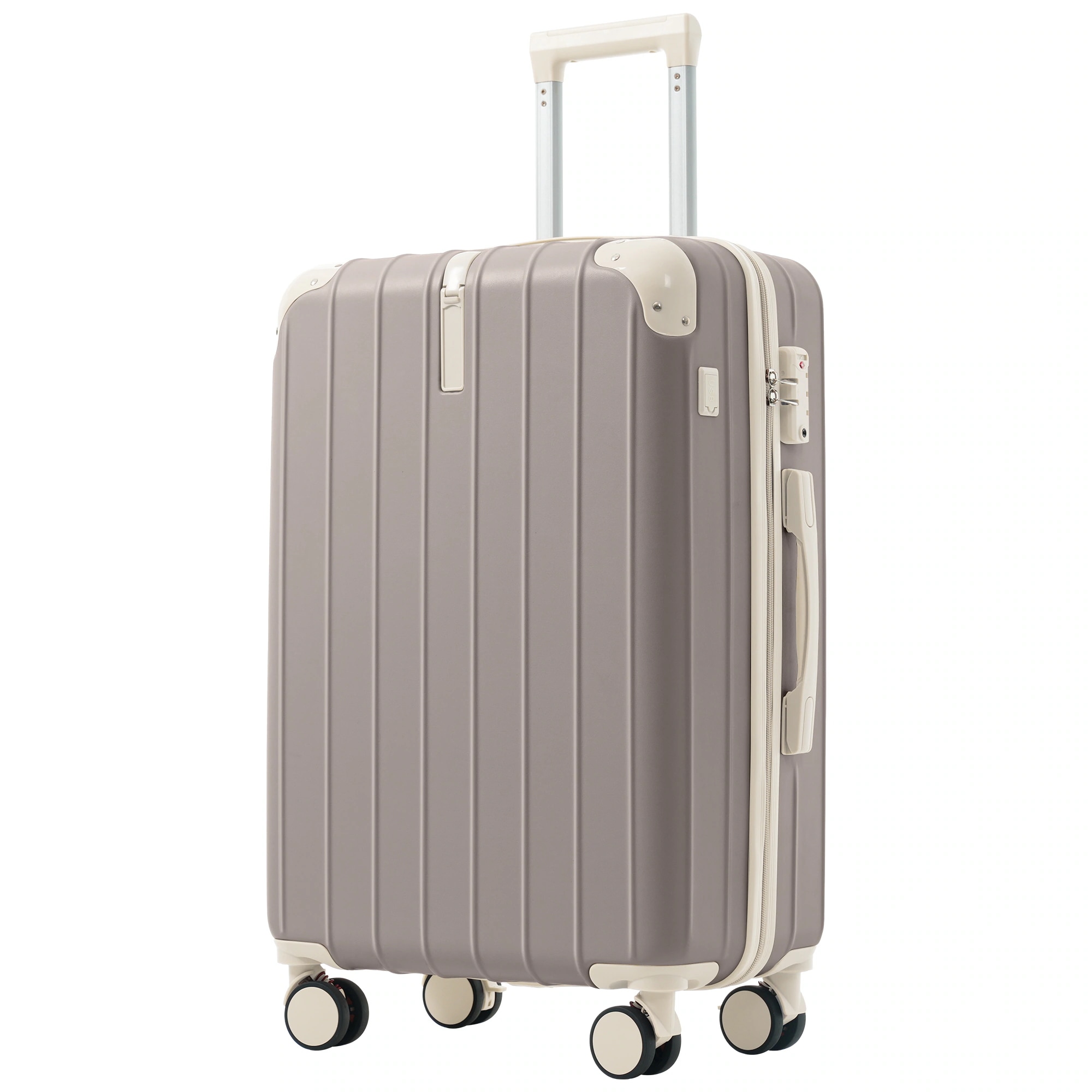 748【国内発送】748スーツケース キャリーバッグ キャリーケース Lサイズ 大型 超軽量 ファスナー式 TSAロック搭載 フック機能付き 360度回転 旅行 おしゃれ 人気色 5,767円