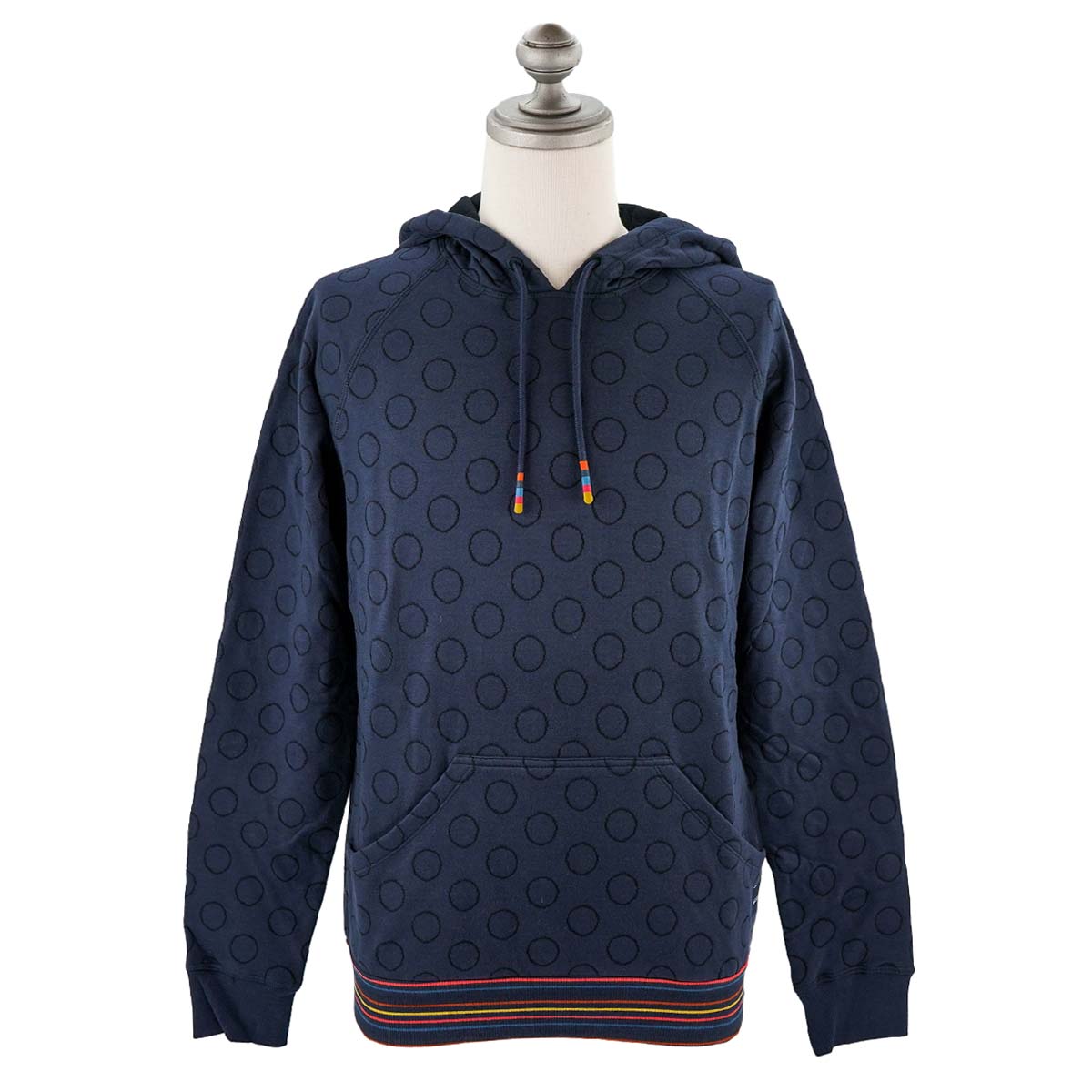 フーディー M1A 750 KU185 HOODIE JACQUARD メンズ 男性 パーカー 47 POLKA NAVY ネイビー