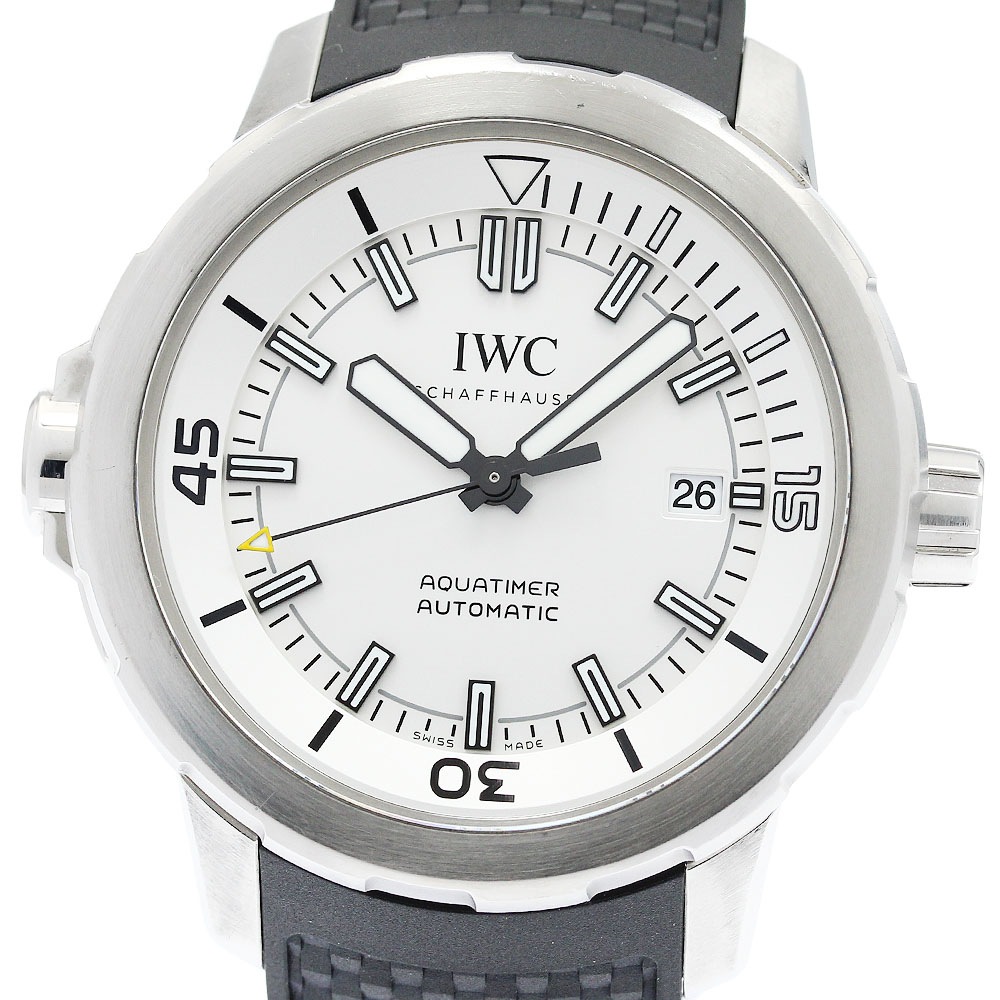 IWC SCHAFFHAUSEN IW329003 アクアタイマー デイト 自動巻き メンズ _951047【中古】