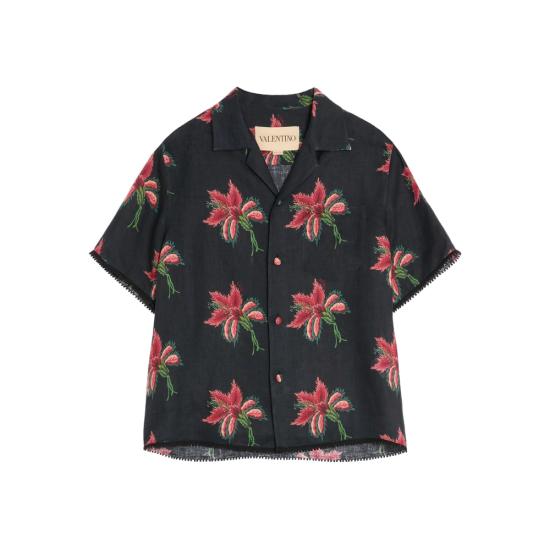 VALENTINO GARAVANI Men Shirts 8V3AAN11BA7 D5Y BLACK