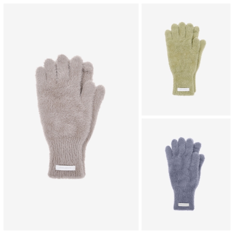 【INSILENCE】 FEATHER FINGER GLOVE : 3COLORS