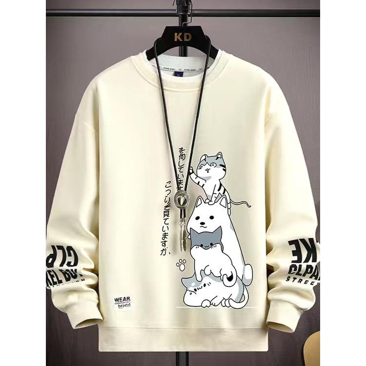 トレーナー メンズ 長袖 スウェット トップス プルオーバー 重ね着 カジュアル ゆったり オシャレ 秋服 スポーツ かっこいい コーデ