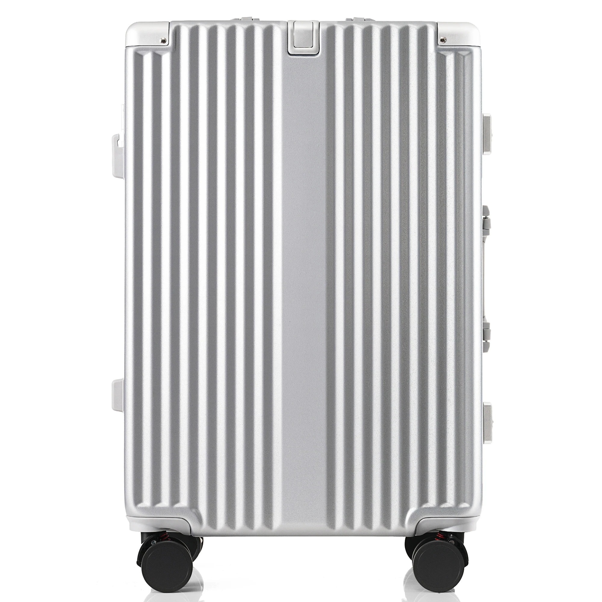 スーツケース Sサイズ フレームタイプ 機内持ち込み キャリーケース キャリーバッグ アルミ USBポート付き カップホルダー フック式底足 ストッパー付き 軽量 おしゃれ 静音 海外 高級感