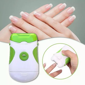 電動爪やすり 爪 ネイル つめやすり 電池式 水洗い ライト付 つめ切り 足の爪 削る つめきり LED 簡単 爪削り 電池式 ネイルケア コードレス