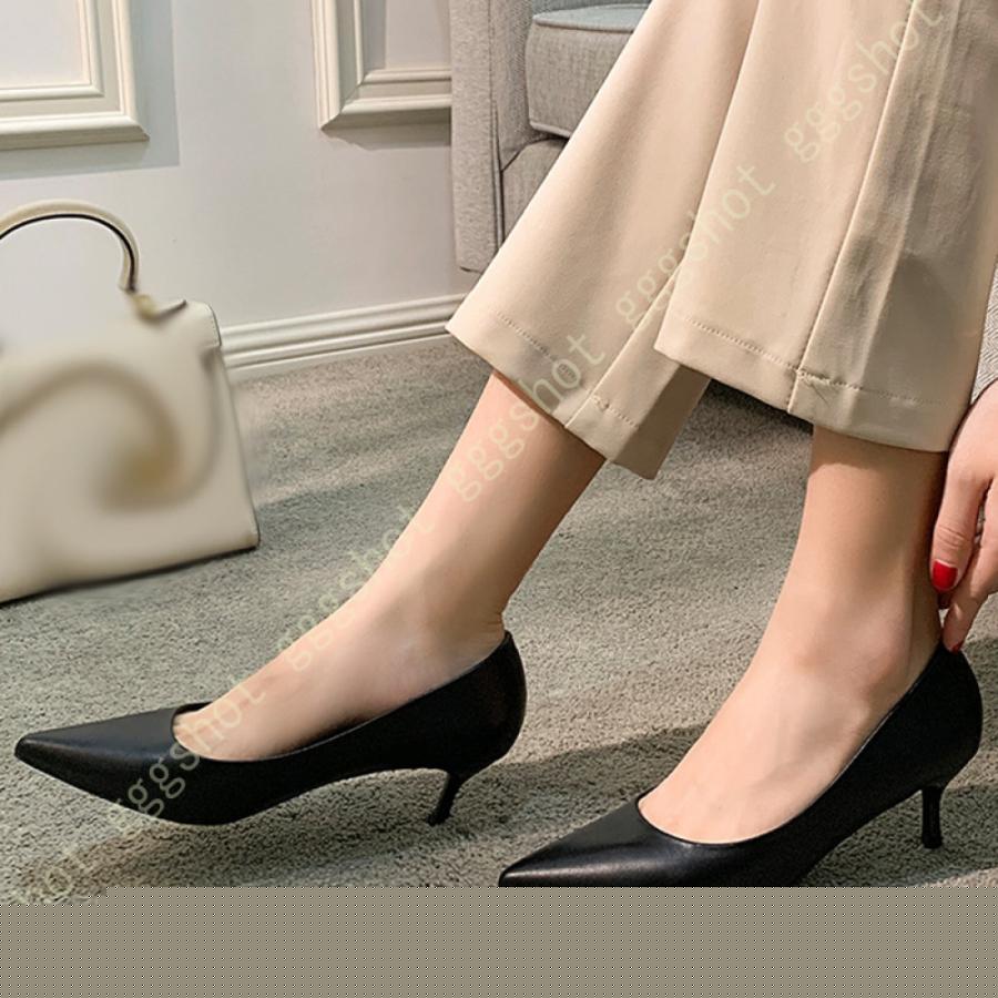 スタイルアップヒールパンプス パンプス 仕事用 パンプス 5センチ ヒール パンプス ピンヒール ミドルヒール 疲れない 7センチ レディース スーツに合う スムース調 orange