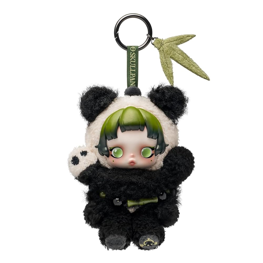 【 POP MART 】SKULLPANDA Lazy Panda ぬいぐるみペンダント skullpanda スカルパンダ ポップマート