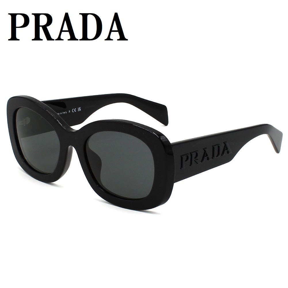 PRA13SF 1AB5S0 55 サングラス アジアンフィット メガネ 眼鏡 UVカット 紫外線カット メンズ レディース ダークグレー ブラック