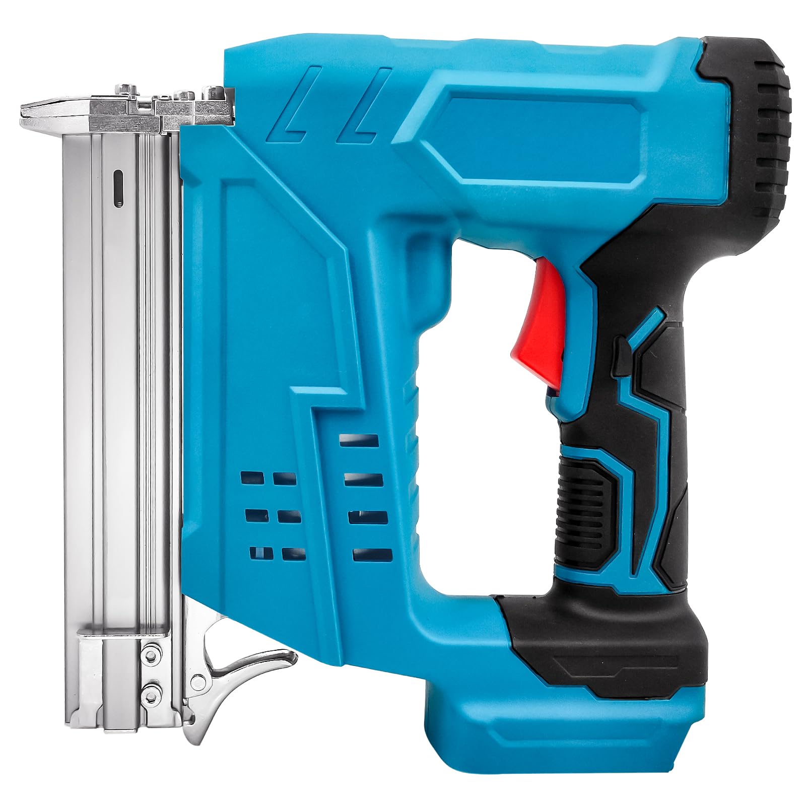 電動タッカー 釘打ち機 フィニッシュネイラー 充電式 単発連発切替 DIY 日曜大工 家具修理 木工用 マキタ18vバッテリー対応 釘500本付き(本体のみ)