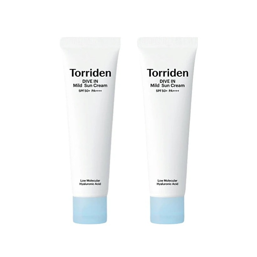 [1+1] ダイブイン 無機系(ムギチャチャ) マイルド 日焼け止め SPF50+ PA++++ 60ml 2個