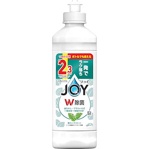 【迅速発送】ジョイ W除菌 食器用洗剤 贅沢シトラスミント キャップ付き詰め替え 300mL