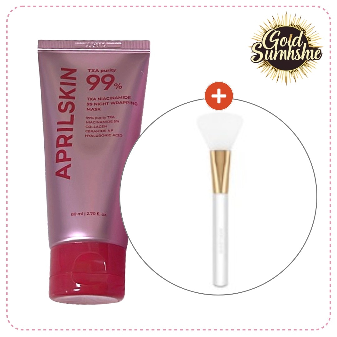 TXA99 ナイトラッピングマスク(+ゼリーブラシ)/毛穴をつついて取るほど明るくなるくすみの跡 マスクパック