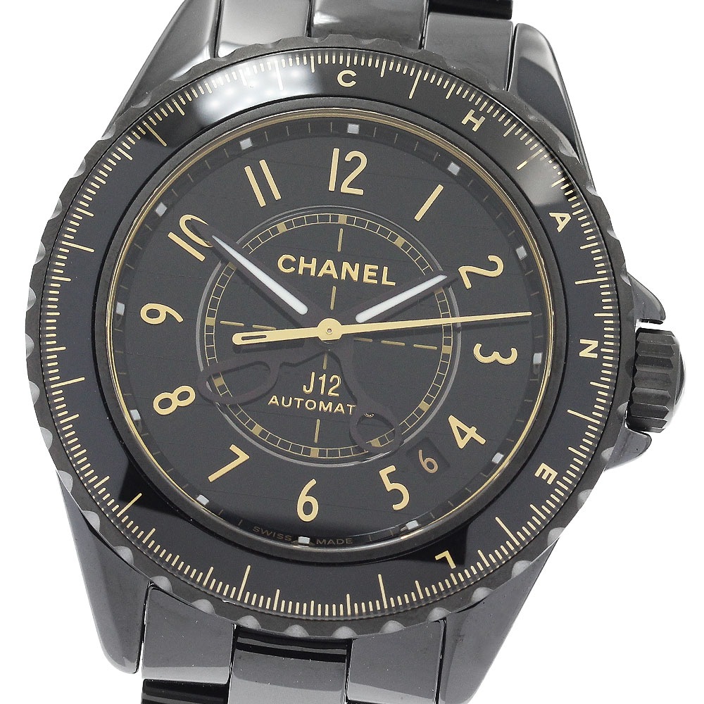 シャネル CHANEL H9762 J12 クチュール 38MM 黒セラミック 自動巻き メンズ 極美品 箱・保証書付き_886001【中古】 438,680円