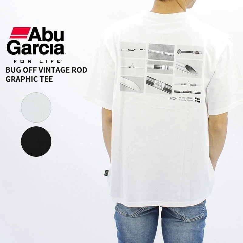 アブガルシア Abu Garcia バグ オフ ヴィンテージ ロッド グラフィック Tシャツ