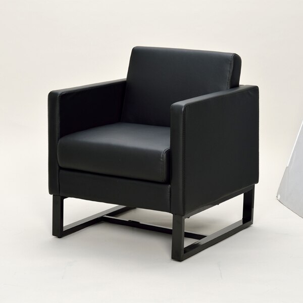 オフィスソファ 1人掛け スクエアソファー 合皮 幅62cm 法人限定 25,754円