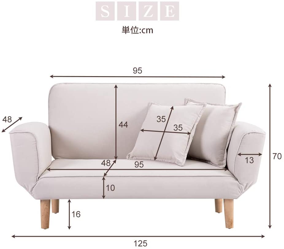 【2点購入で150OFF】【国内即発送】ソファ ソファベッド ソファ クッション付 軽量 コンパクト 2人掛け 一人暮らし ベッド ソファ