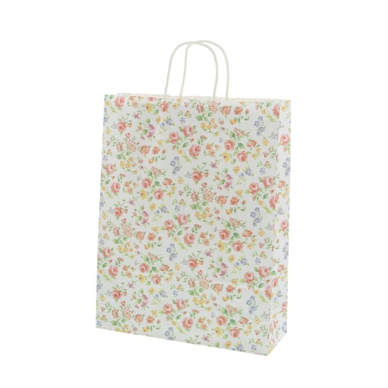 （まとめ買い）シモジマ HEIKO 手提げ紙袋 25チャームバッグ 25CB 2才 ロマネスク 50枚 幅320xマチ115x高410mm 003220300 [x3セット]