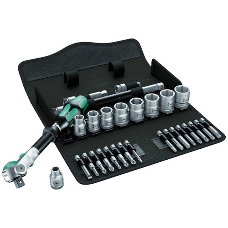 WERA社　8100SB6 サイクロップラチェットスピードセット 3/8　4046