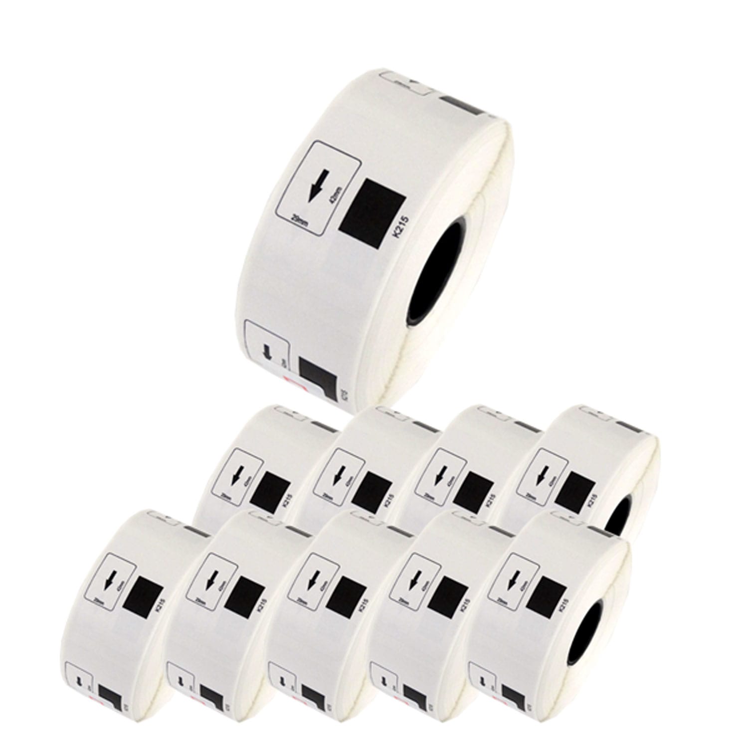 マックス用 感熱紙ラベル ダイカットラベル ELP-L2942N-15 互換品 宛名ラベル 白 29mm×42mm 700枚入り 10個セット