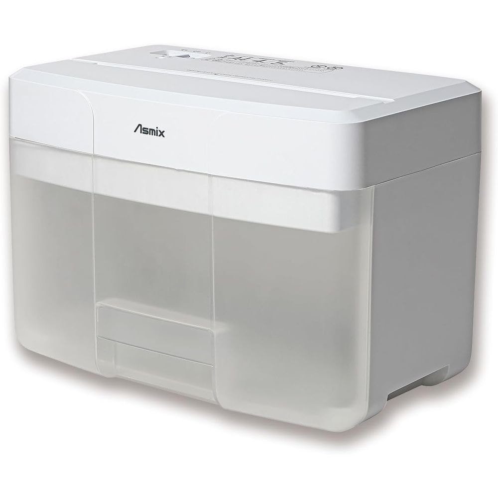アスカ マイクロカットシュレッダー A4対応 大容量6L ホワイト S11MW