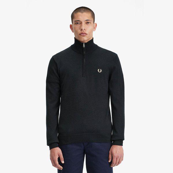 [プラットフォーム+] 男性クラシックハーフジップニット AFPM2437624-198