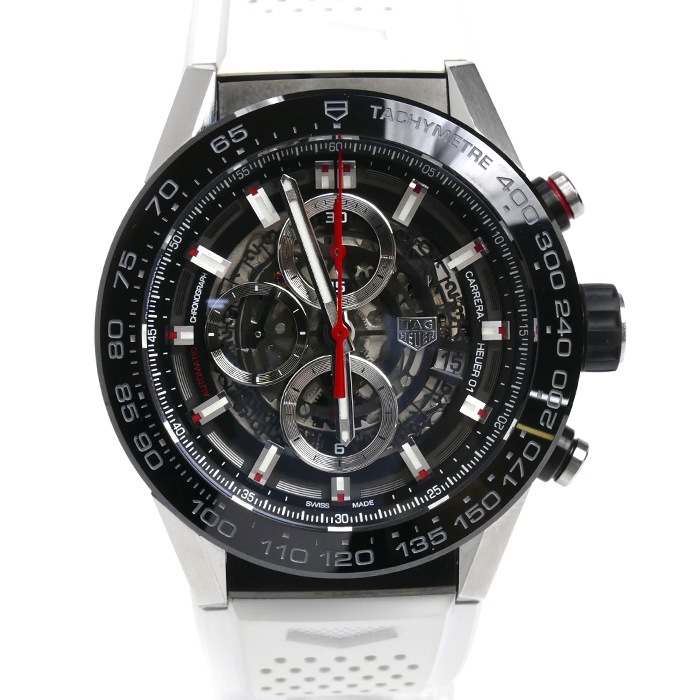 TAG HEUER タグホイヤー カレラ キャリバーホイヤー01 クロノグラフ 腕時計 自動巻き CAR2A1Z.FT6051 メンズ 中古
