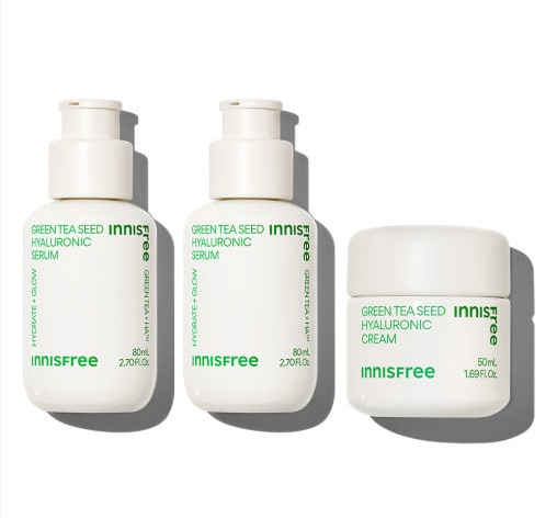 グリーンティー シード ヒアルロン酸 セラム 80mL 2本+ グリーンティー シード ヒアルロン酸クリーム 50mL