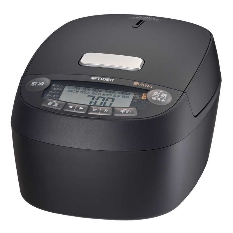 タイガー　TIGER　炊飯器 1升 炊きたて 圧力IHジャー 遠赤5層土鍋蓄熱コート釜 オフブラック　JPV-X180KO