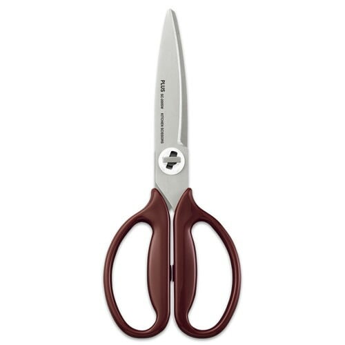 （まとめ買い）はさみ フィットカットカーブ 料理はさみ ブラウン SC-200SW [x3]