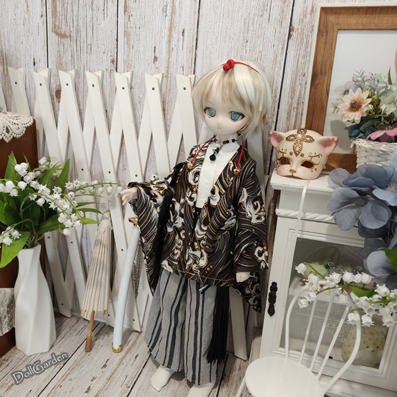BJD 1/4 ドール服 7点セット 改良和風 MSD/MDDサイズ球体関節人形用衣装