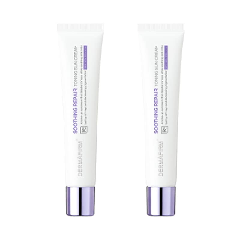 [1+1] スージングリペア トーニングサンクリーム R4 SPF50+PA++++ 40g+40g / 韓国コスメ