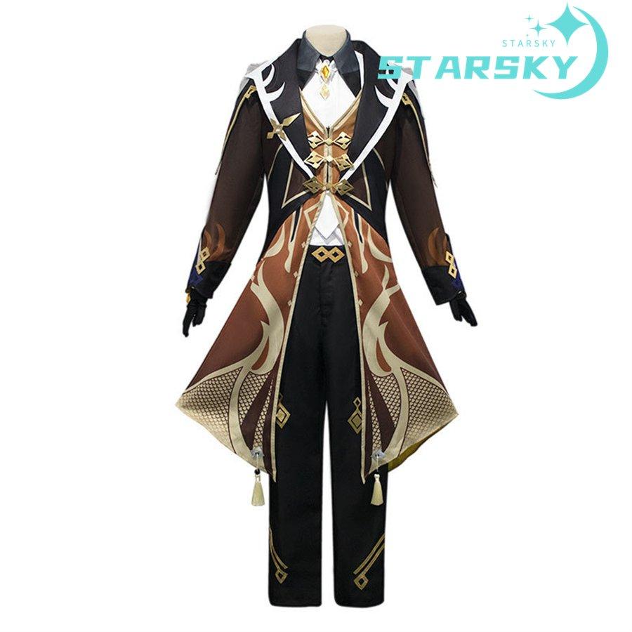 工場直販 急速出荷 原神 Genshin げんしん 鍾離 モラクス 風　コスプレ衣装　コスプレ服　コスチューム　服 ハロウィン イベント