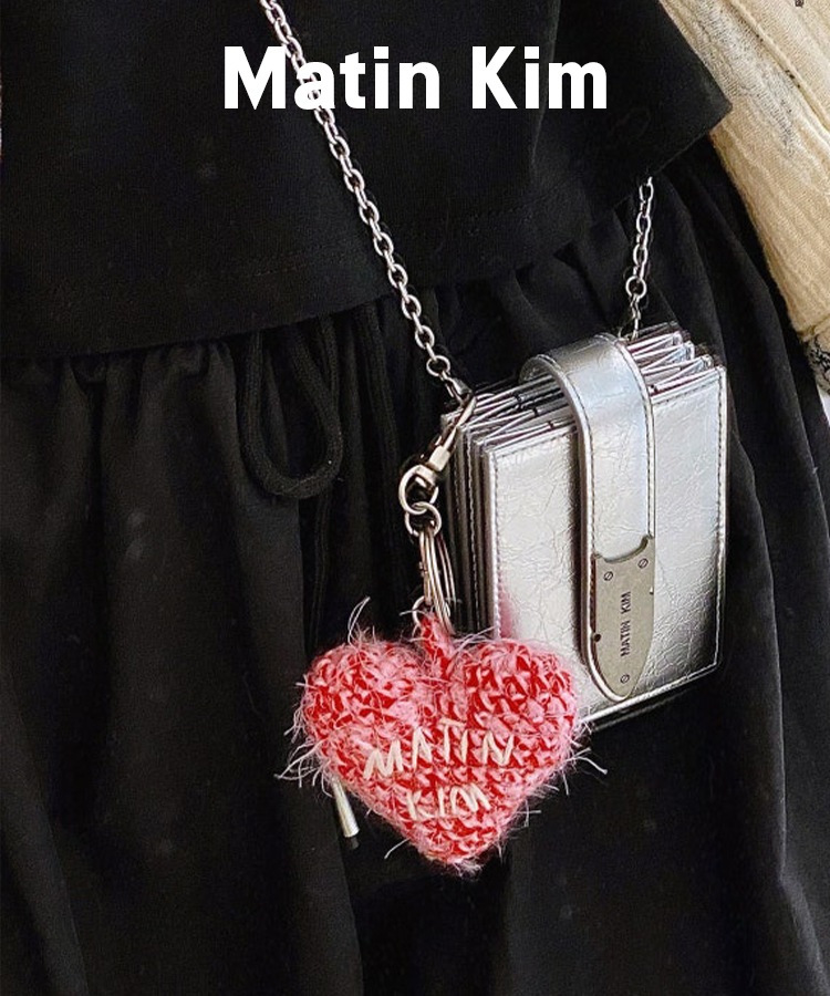 韓国 Matin Kim ハートニット キーホルダー キーリング 411112 韓国 Matin Kim ハートニット キーホルダー キーリング 411112
