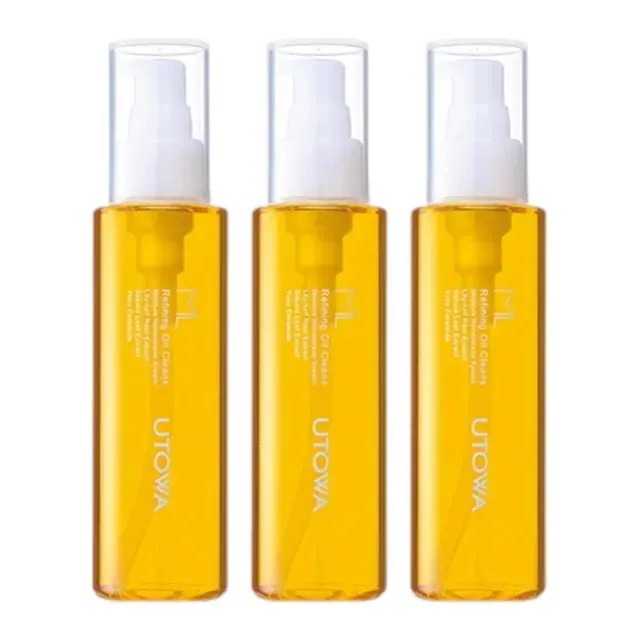 [国内正規品]ウトワ ML リファイニングオイルクレンズ お得な3個セット 120ml x 3 UTOWA オイルクレンジング
