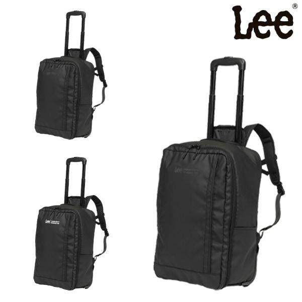 【Lee】 320-9061 キャリーリュック 29L 2～3泊 バックパック キャリーバッグ かばん カバン 鞄 カジュアル シンプル 旅行 出張 ユニセックス ギフト ブラック