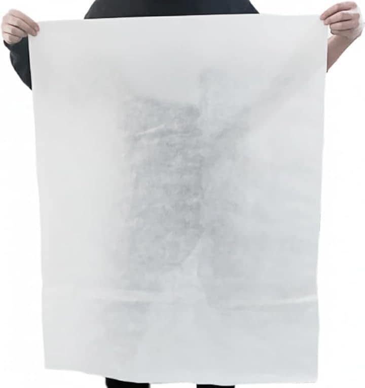 不織布 袋 特大 ラッピング 大きい 梱包 カバン 収納 布袋 包装袋 (白，100枚, 60x70cm)