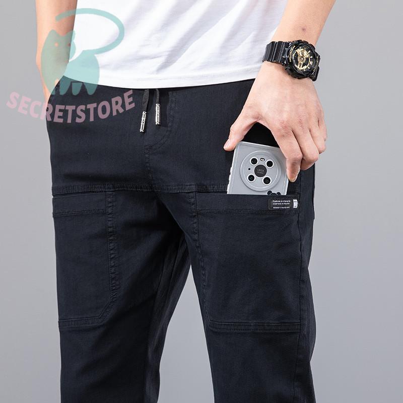 プレゼント カジュアルゴルフウエア 夏物 メンズパンツ 薄手 接触冷感 テーパードパンツ 夏物 メンズパンツ カーゴパンツ ゴルフウエア 薄手 7月最新デザイン&20%OFFゴルフウエア 涼しい 無地