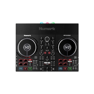他サイト： NUMARK　LEDパーティライト搭載スピーカー内蔵DJコントローラ　Party Mix Liveの商品画像