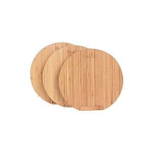 まないた　天然竹製　スタンド付き　カッティングボード　　ピザ　キッチンボード　丸いまな板　抗菌　　おすすめ30*30*2cm