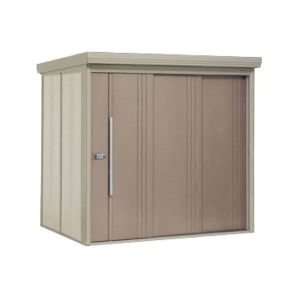 カーボンブラウン ストックマン 中・大型物置 多雪型/標準型 背面棚 メーカー直送
